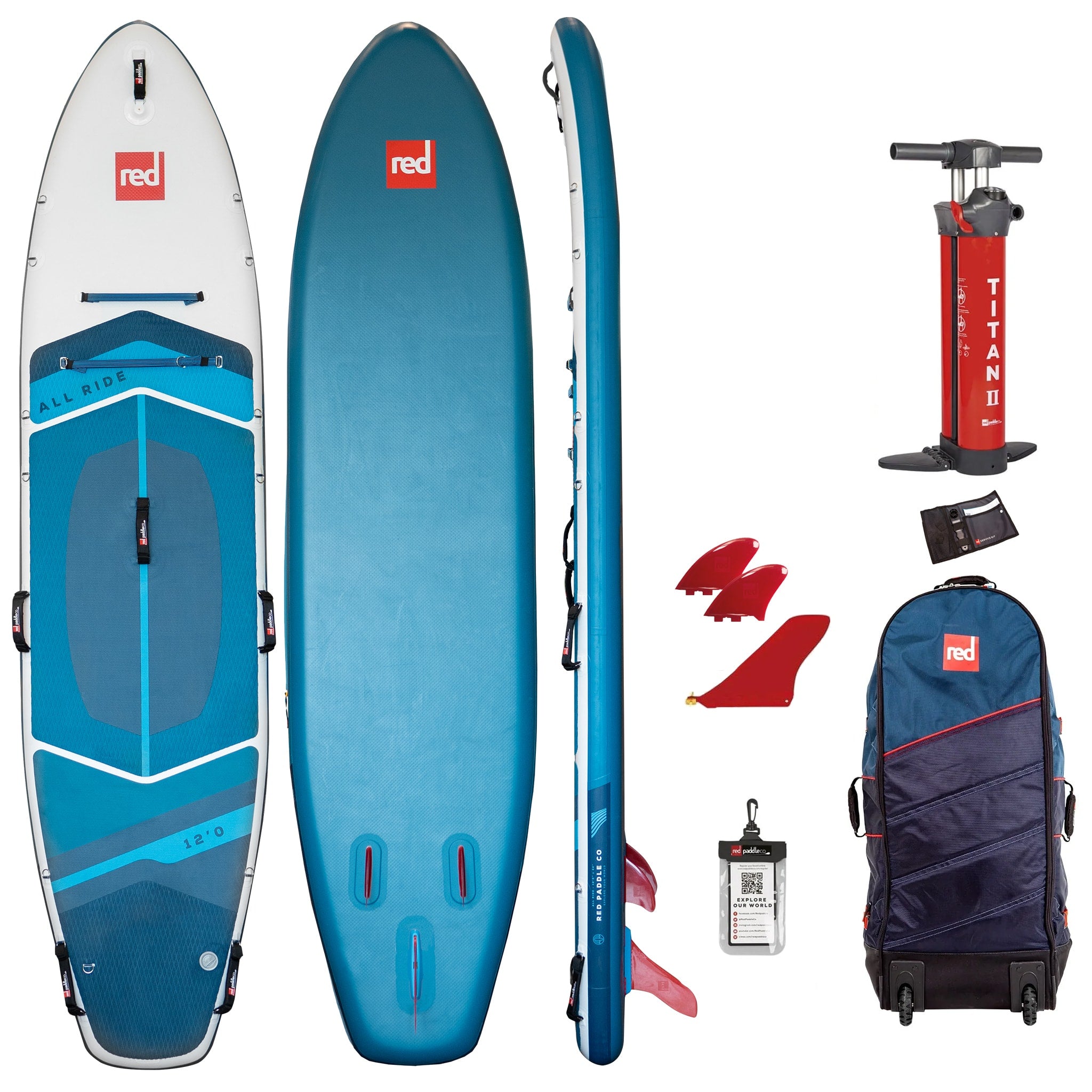 Red Paddle Co 12'6 x 30 Sport Inflatable SUP - Anniversary Edition 2023 |  Green Water Sports