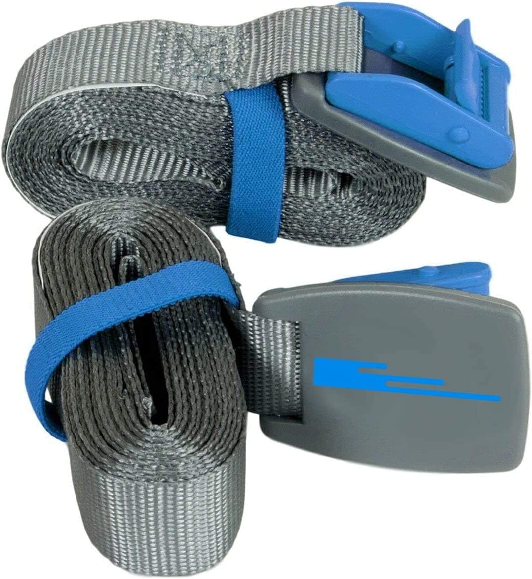 Earth River SUP Premium Cushioned Tie Down Straps - (Two Straps)